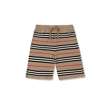 9a+ quality burberry striped wool knit shorts